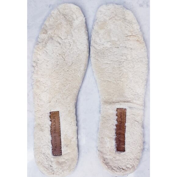 PETER MILLAR Leather Boat Shoes Men's Size 13M w/ ? Sheepskin Removable Insoles - Picture 5 of 16